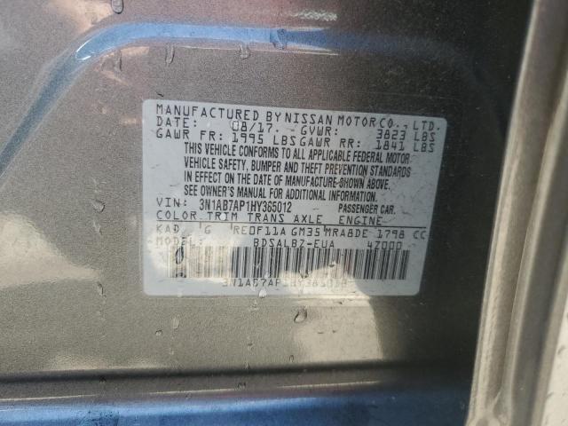 Photo 11 VIN: 3N1AB7AP1HY385012 - NISSAN SENTRA S 