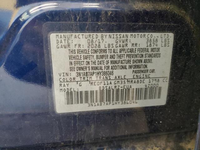 Photo 11 VIN: 3N1AB7AP1HY386046 - NISSAN SENTRA 