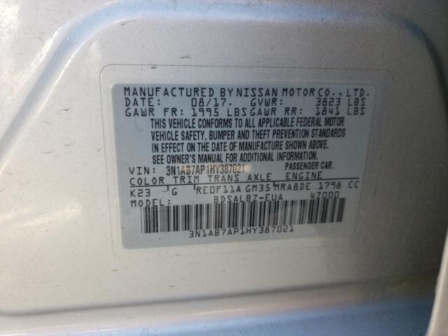 Photo 11 VIN: 3N1AB7AP1HY387021 - NISSAN SENTRA 