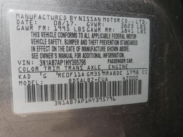 Photo 11 VIN: 3N1AB7AP1HY395796 - NISSAN SENTRA 