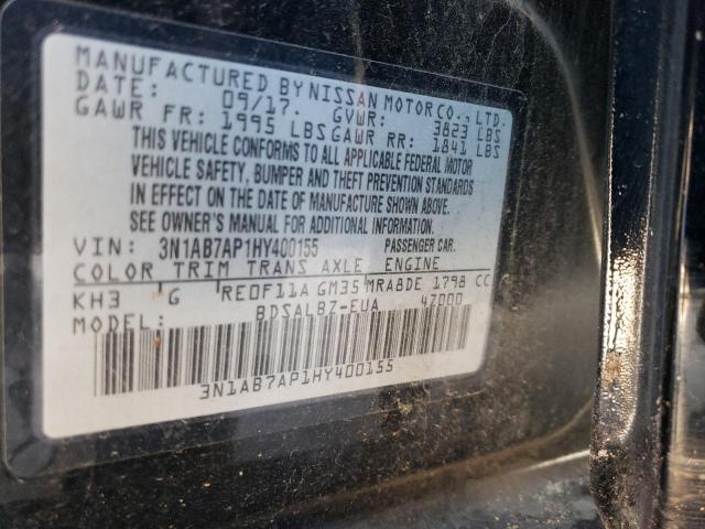 Photo 11 VIN: 3N1AB7AP1HY400155 - NISSAN SENTRA 