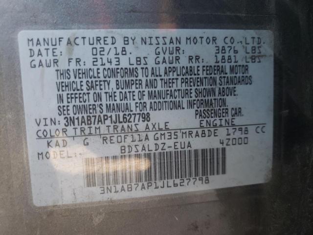 Photo 9 VIN: 3N1AB7AP1JL627798 - NISSAN SENTRA 