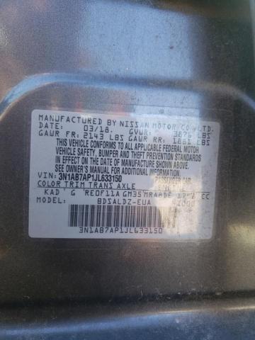 Photo 11 VIN: 3N1AB7AP1JL633150 - NISSAN SENTRA S 