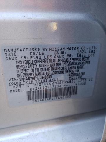 Photo 12 VIN: 3N1AB7AP1JL648330 - NISSAN SENTRA 