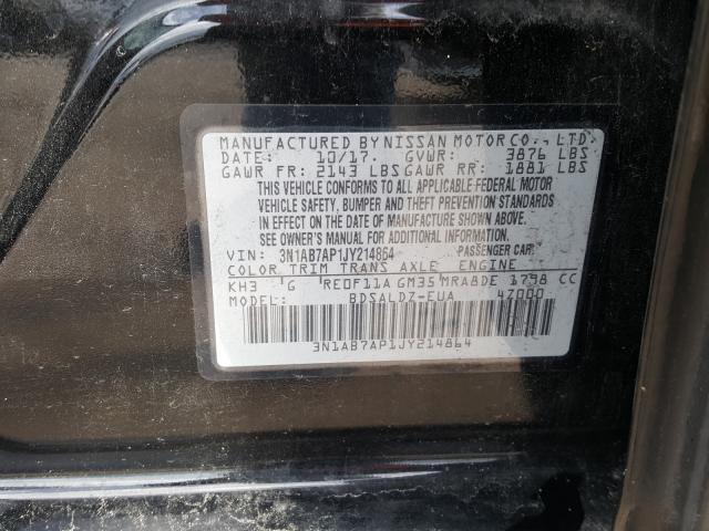 Photo 9 VIN: 3N1AB7AP1JY214864 - NISSAN SENTRA 