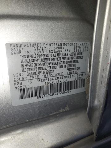 Photo 11 VIN: 3N1AB7AP1JY226237 - NISSAN SENTRA S 