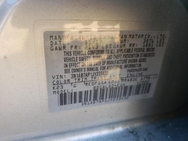 Photo 12 VIN: 3N1AB7AP1JY233432 - NISSAN SENTRA 