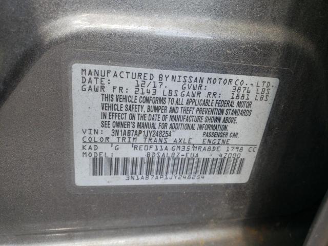 Photo 11 VIN: 3N1AB7AP1JY248254 - NISSAN SENTRA 