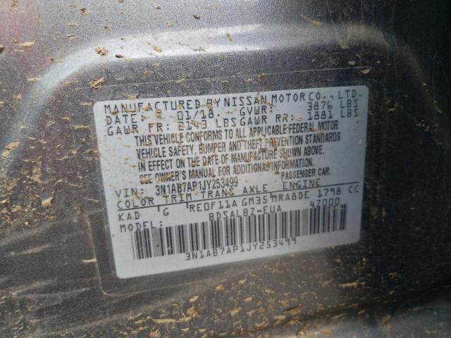 Photo 11 VIN: 3N1AB7AP1JY253499 - NISSAN SENTRA 