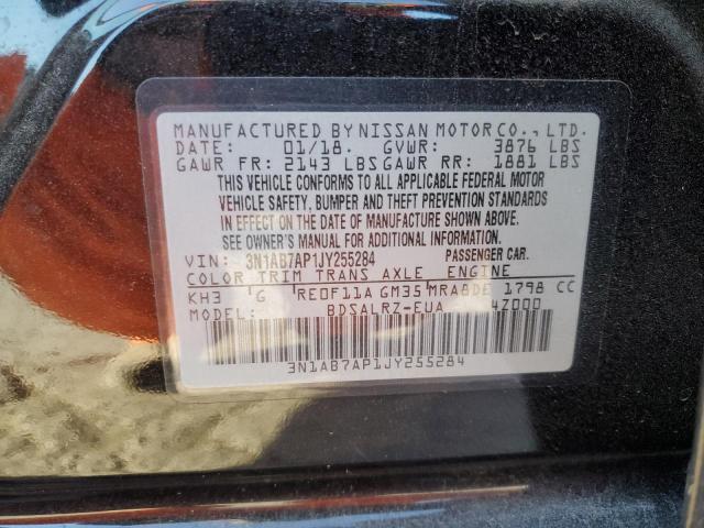 Photo 11 VIN: 3N1AB7AP1JY255284 - NISSAN SENTRA S 