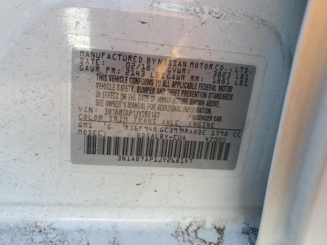 Photo 11 VIN: 3N1AB7AP1JY268147 - NISSAN SENTRA S 