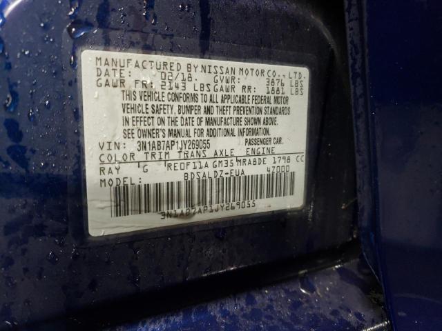 Photo 11 VIN: 3N1AB7AP1JY269055 - NISSAN SENTRA S 