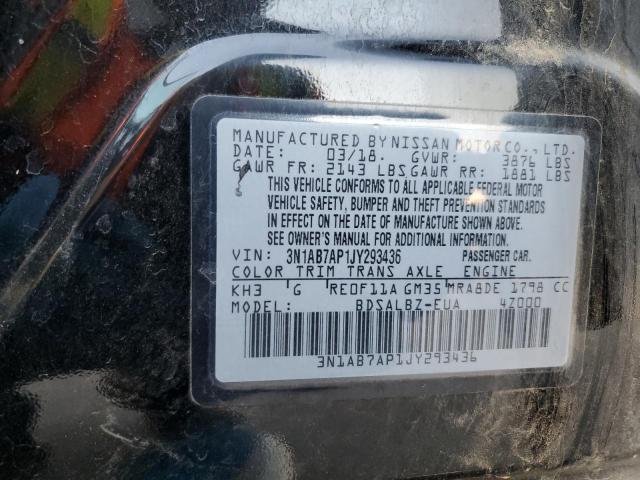 Photo 9 VIN: 3N1AB7AP1JY293436 - NISSAN SENTRA S 