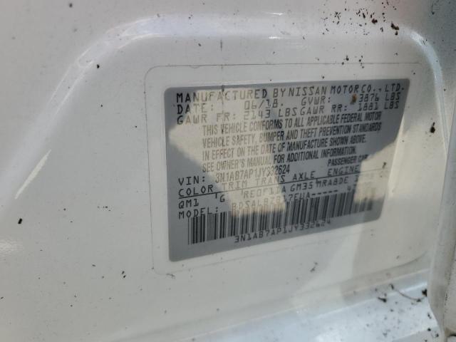 Photo 12 VIN: 3N1AB7AP1JY332624 - NISSAN SENTRA S 