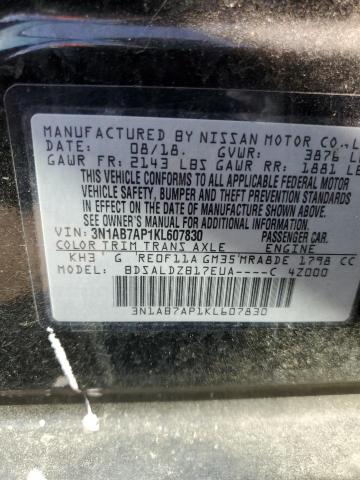 Photo 11 VIN: 3N1AB7AP1KL607830 - NISSAN SENTRA 