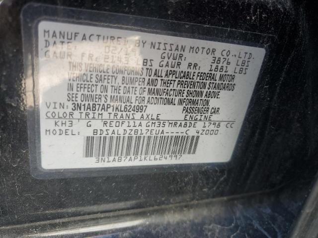 Photo 11 VIN: 3N1AB7AP1KL624997 - NISSAN SENTRA 