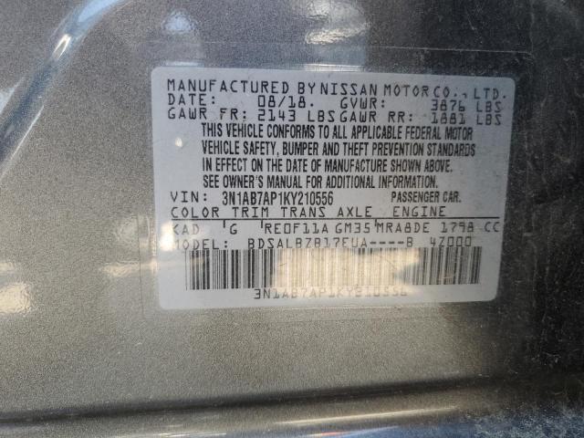 Photo 12 VIN: 3N1AB7AP1KY210556 - NISSAN SENTRA 