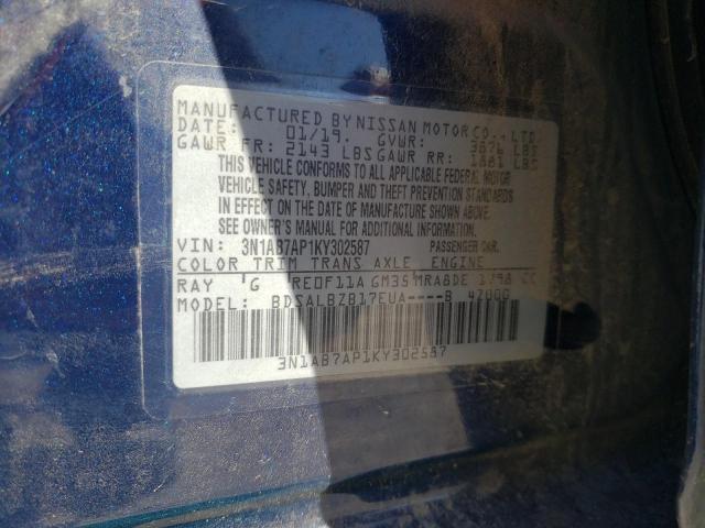 Photo 11 VIN: 3N1AB7AP1KY302587 - NISSAN SENTRA 