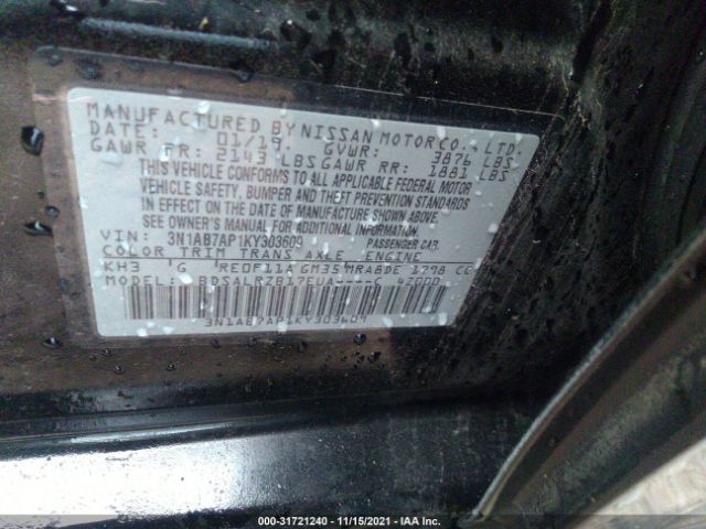 Photo 8 VIN: 3N1AB7AP1KY303609 - NISSAN SENTRA 