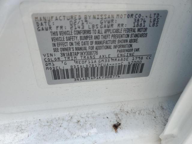 Photo 11 VIN: 3N1AB7AP1KY308776 - NISSAN SENTRA 