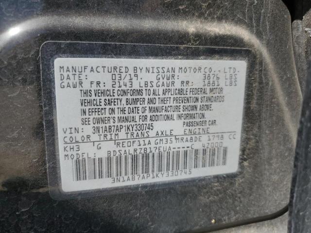 Photo 11 VIN: 3N1AB7AP1KY330745 - NISSAN SENTRA S 