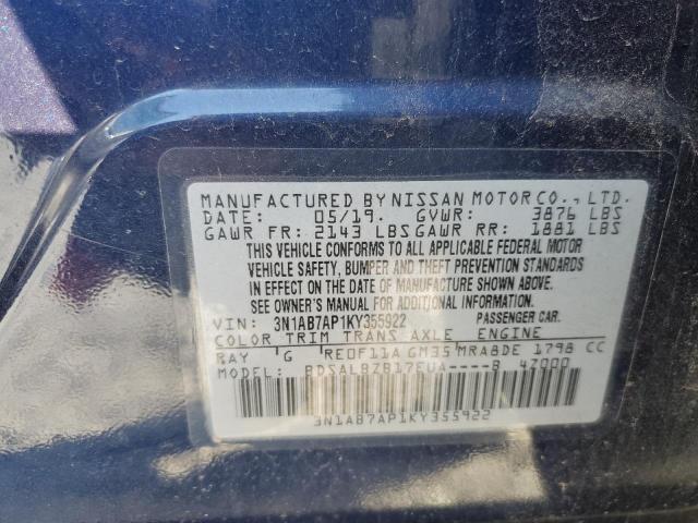 Photo 11 VIN: 3N1AB7AP1KY355922 - NISSAN SENTRA 