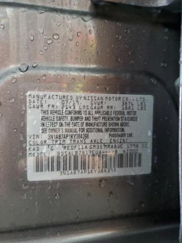 Photo 11 VIN: 3N1AB7AP1KY384398 - NISSAN SENTRA 