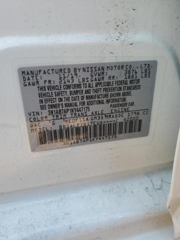 Photo 12 VIN: 3N1AB7AP1KY447175 - NISSAN SENTRA 