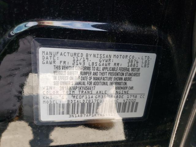 Photo 9 VIN: 3N1AB7AP1KY454417 - NISSAN SENTRA S 