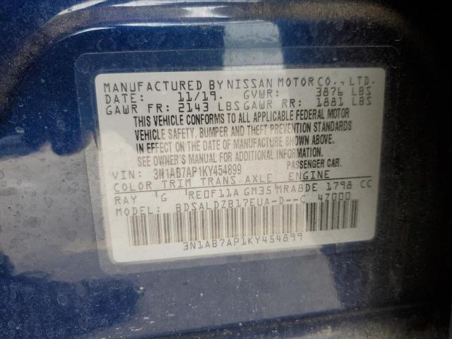 Photo 12 VIN: 3N1AB7AP1KY454899 - NISSAN SENTRA 