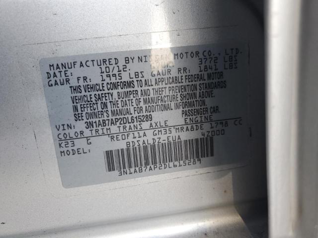 Photo 11 VIN: 3N1AB7AP2DL615289 - NISSAN SENTRA S 