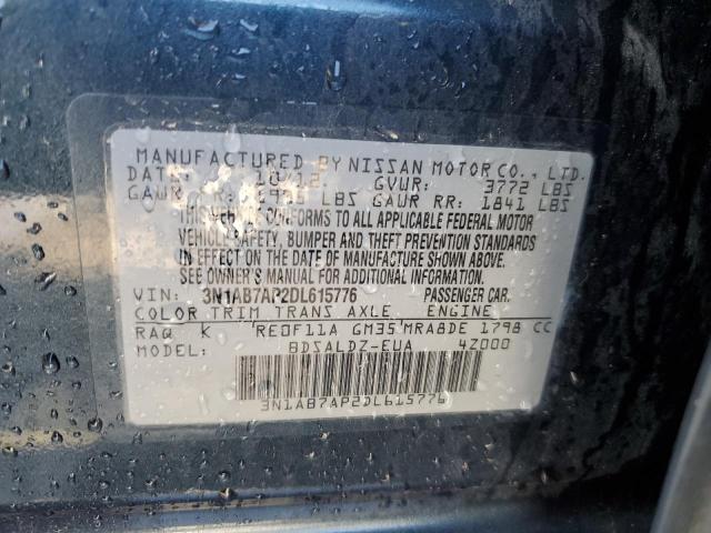 Photo 11 VIN: 3N1AB7AP2DL615776 - NISSAN SENTRA S 