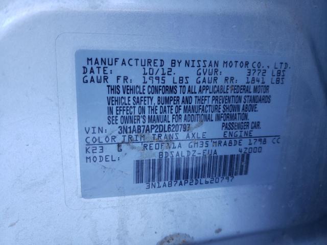 Photo 11 VIN: 3N1AB7AP2DL620797 - NISSAN SENTRA S 