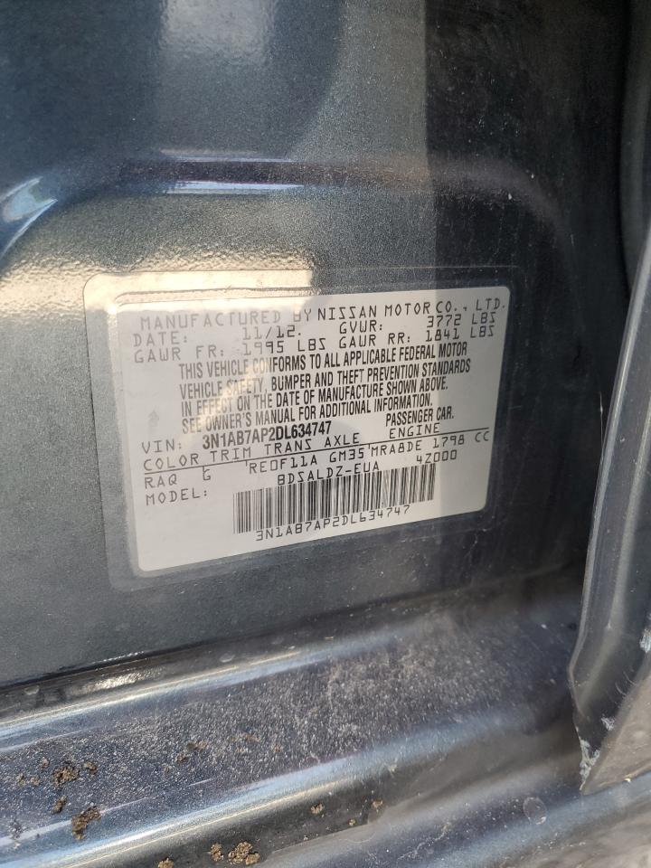 Photo 12 VIN: 3N1AB7AP2DL634747 - NISSAN SENTRA 