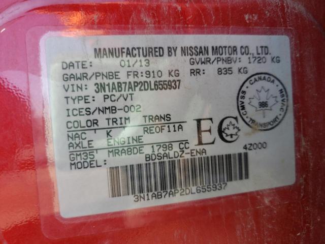 Photo 11 VIN: 3N1AB7AP2DL655937 - NISSAN SENTRA S 