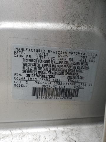 Photo 11 VIN: 3N1AB7AP2DL678358 - NISSAN SENTRA 