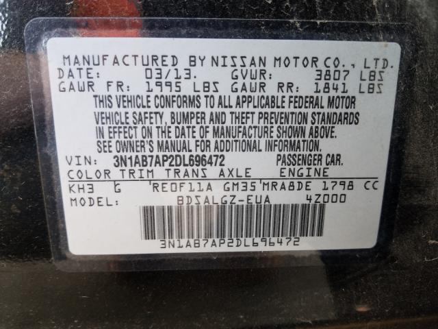 Photo 9 VIN: 3N1AB7AP2DL696472 - NISSAN SENTRA 