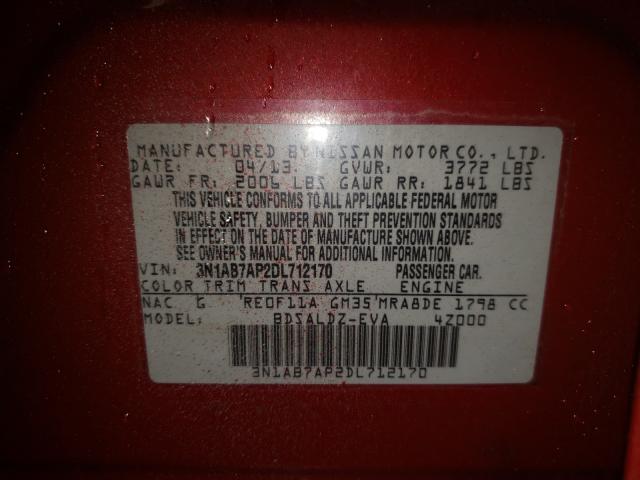 Photo 9 VIN: 3N1AB7AP2DL712170 - NISSAN SENTRA 