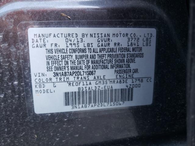 Photo 9 VIN: 3N1AB7AP2DL715067 - NISSAN SENTRA 