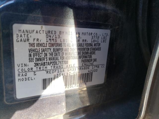 Photo 9 VIN: 3N1AB7AP2DL717708 - NISSAN SENTRA 