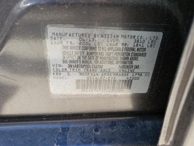 Photo 9 VIN: 3N1AB7AP2DL734704 - NISSAN SENTRA 