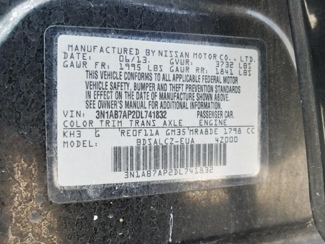 Photo 9 VIN: 3N1AB7AP2DL741832 - NISSAN SENTRA 