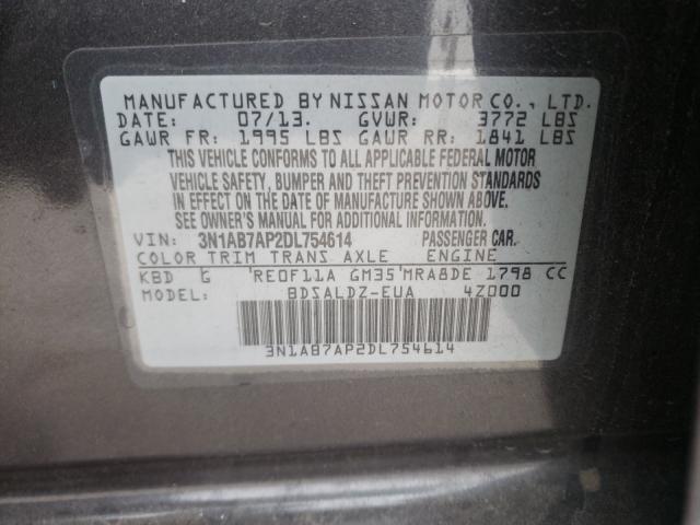 Photo 9 VIN: 3N1AB7AP2DL754614 - NISSAN SENTRA SV 