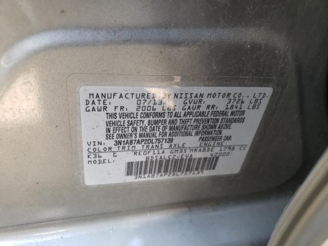 Photo 9 VIN: 3N1AB7AP2DL757139 - NISSAN SENTRA 