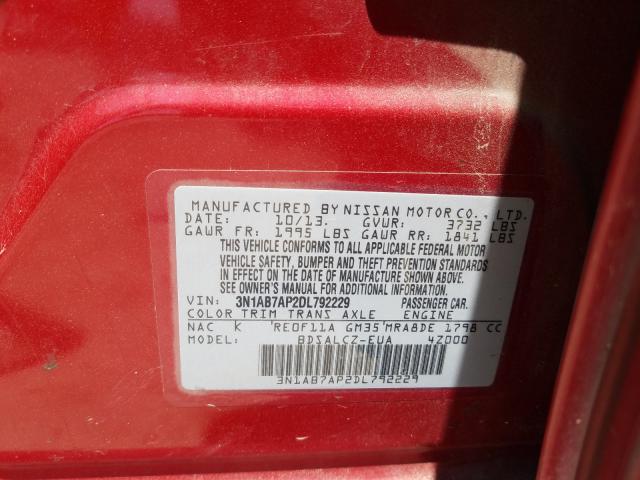 Photo 9 VIN: 3N1AB7AP2DL792229 - NISSAN SENTRA 