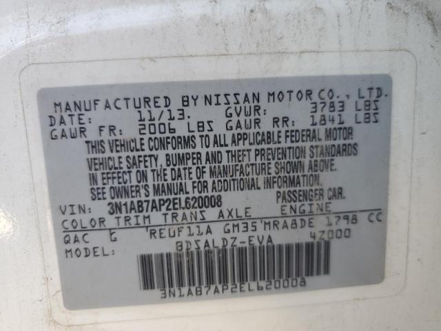 Photo 11 VIN: 3N1AB7AP2EL620008 - NISSAN SENTRA 