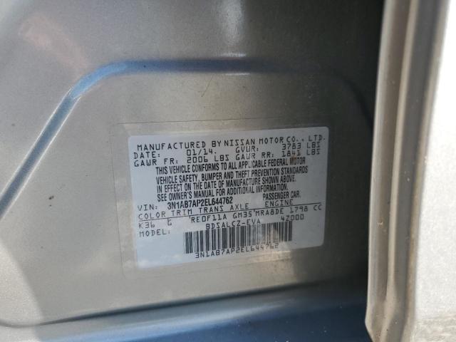 Photo 11 VIN: 3N1AB7AP2EL644762 - NISSAN SENTRA S 