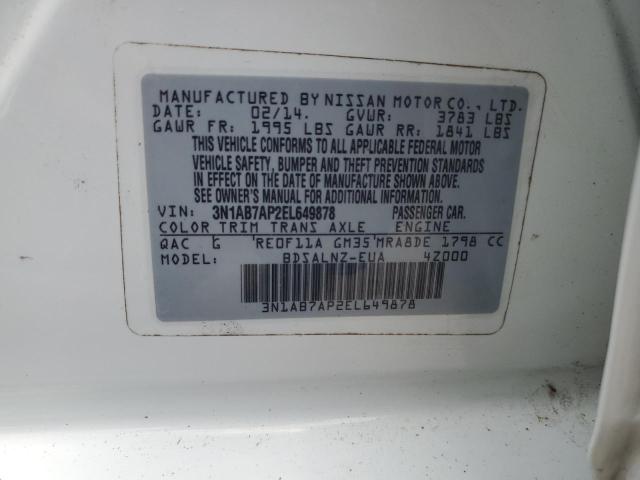 Photo 11 VIN: 3N1AB7AP2EL649878 - NISSAN SENTRA 