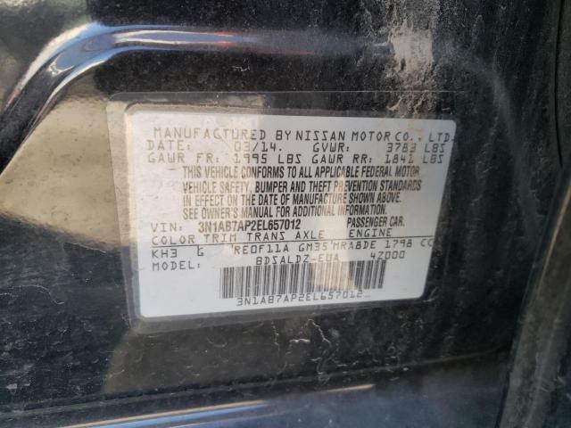 Photo 11 VIN: 3N1AB7AP2EL657012 - NISSAN SENTRA S 