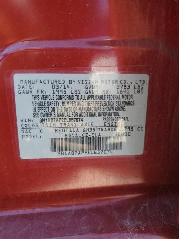 Photo 11 VIN: 3N1AB7AP2EL657074 - NISSAN SENTRA S 